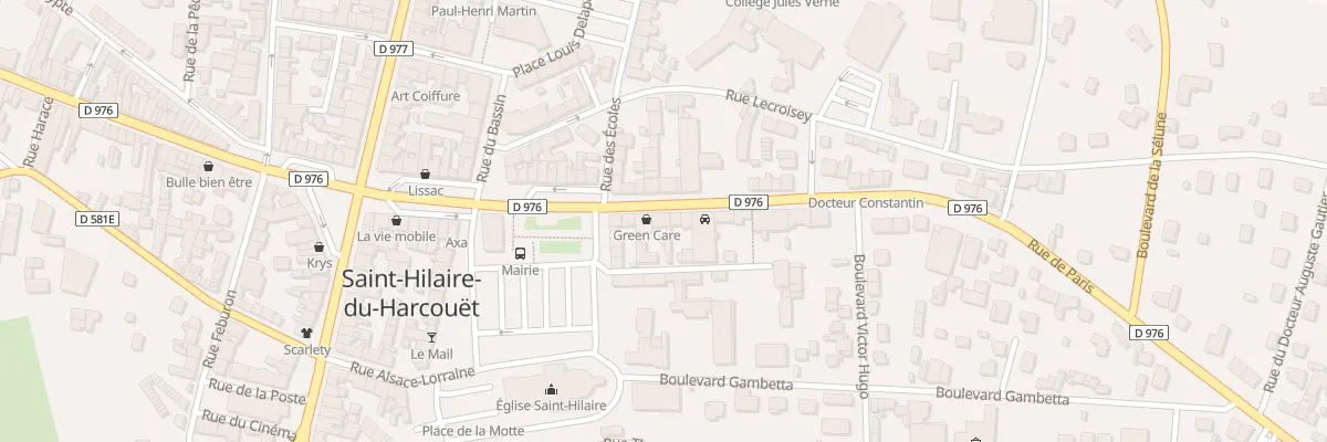 Plan du 50 Rue de Paris - St-Hilaire à Saint-Hilaire-du-Harcouët