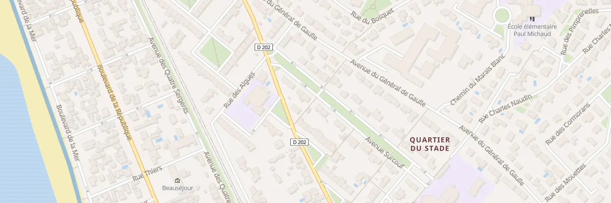 Plan du 8 Av Surcouf à Châtelaillon-Plage