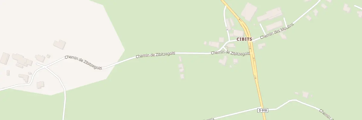 Plan du 205 Che de Zibitzegoiti à Larceveau-Arros-Cibits