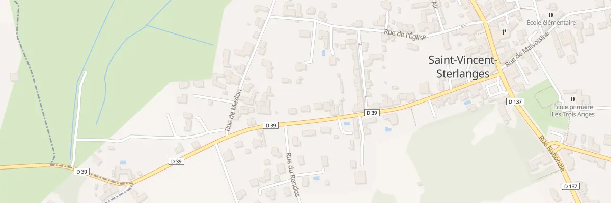 Plan du 42 Rue de sainte-cécile à Saint-Vincent-Sterlanges