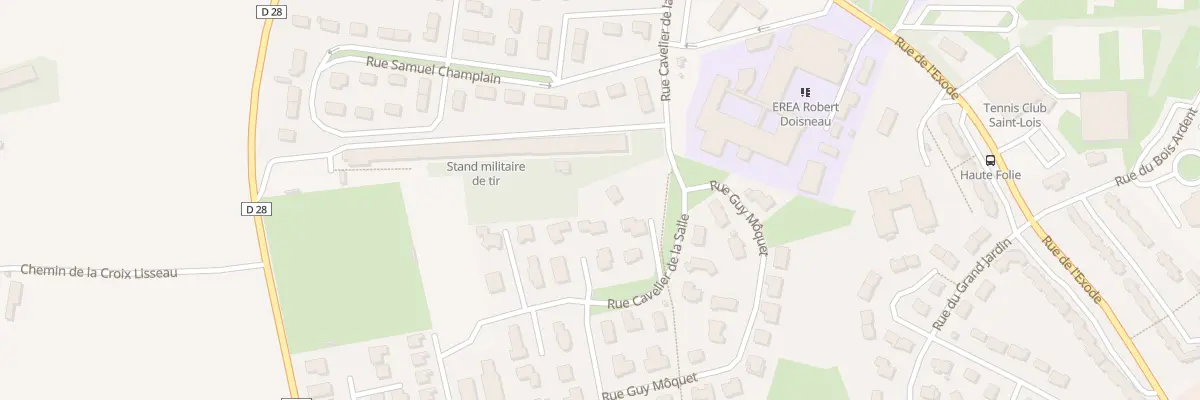 Plan du 224 Rue Cavelier de la Salle à Saint-Lô