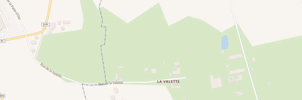 Plan du 7 Rue de la Valette au Mesnil-Rouxelin