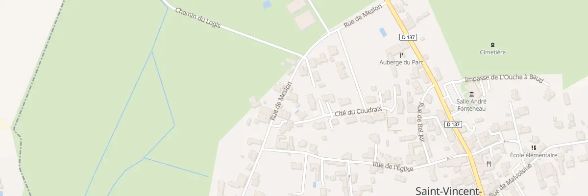Plan du 11 Rue de meslon à Saint-Vincent-Sterlanges