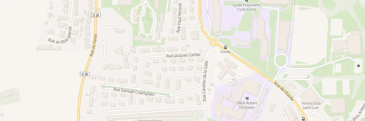 Plan du 61 Rue Jacques Cartier à Saint-Lô