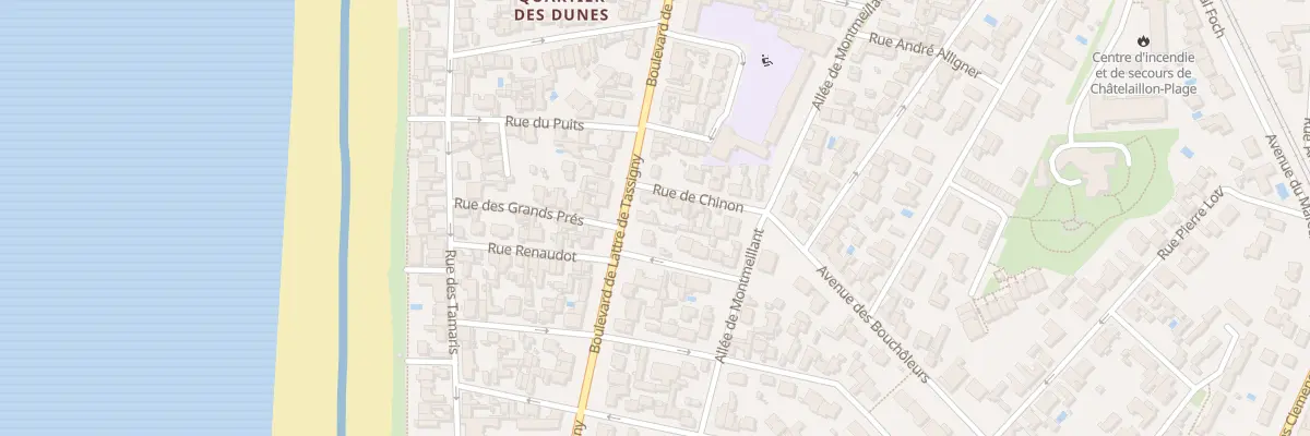 Plan du 67 Bd de Lattre de Tassigny à Châtelaillon-Plage