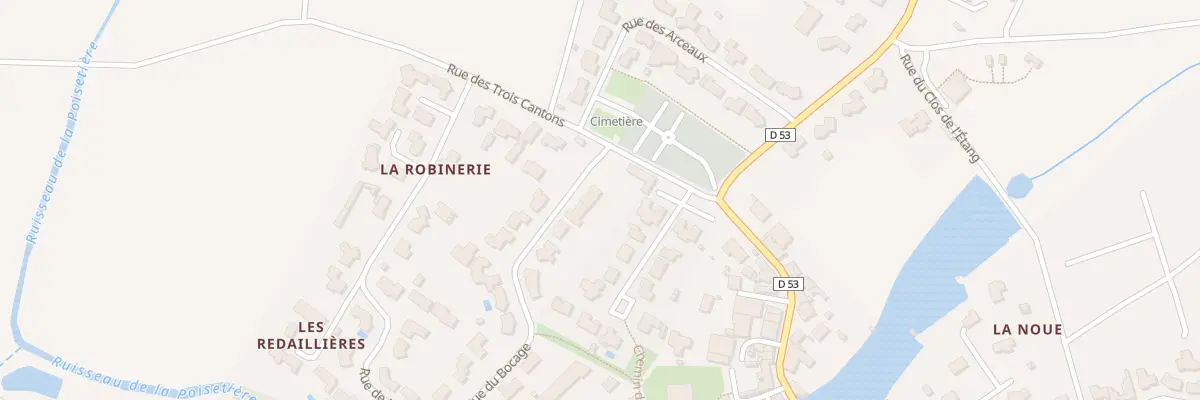 Plan du 1 Rue du Bocage à Beaurepaire