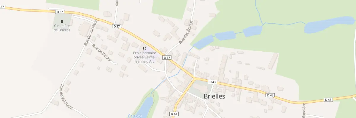 Plan du 9 Rue de Bretagne à Brielles