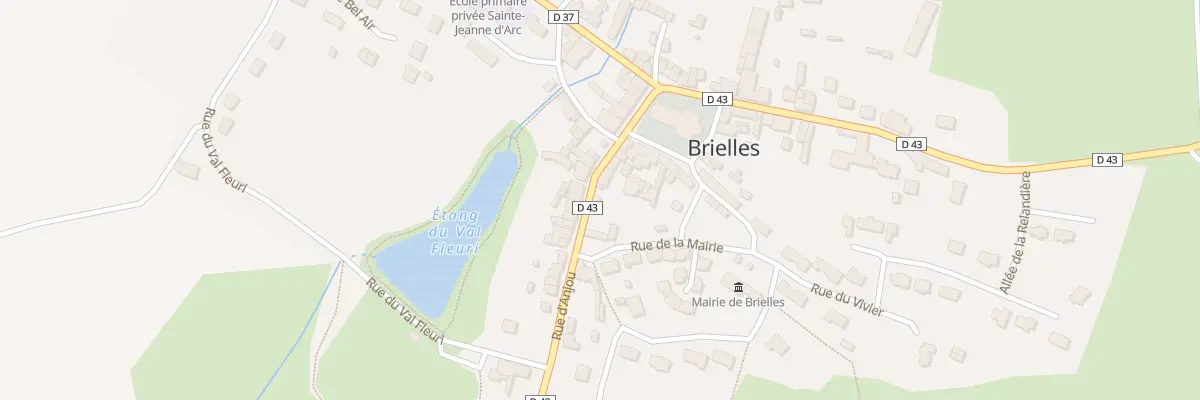 Plan du 6 Rue d’Anjou à Brielles