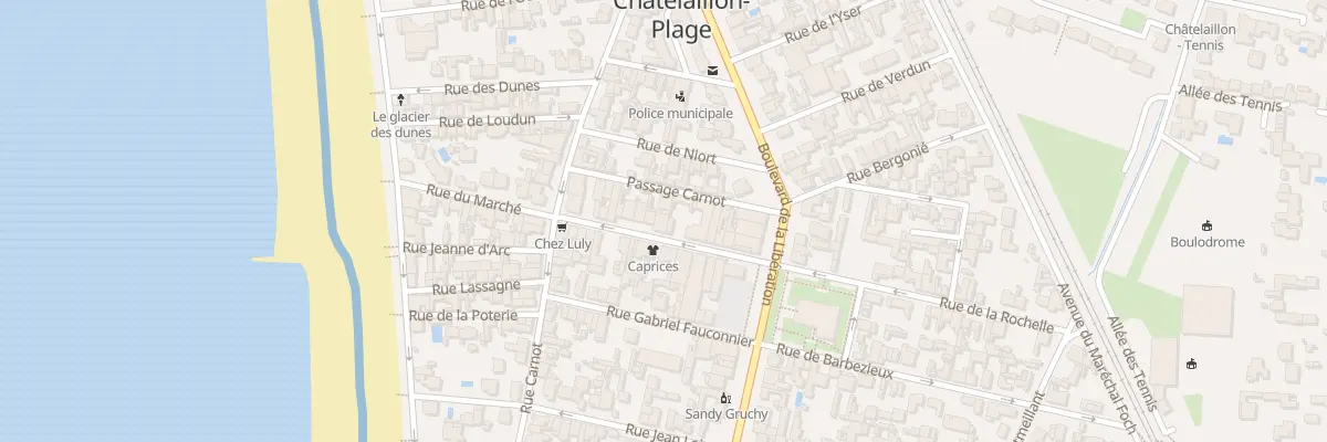 Plan du 39 Rue du Marché à Châtelaillon-Plage
