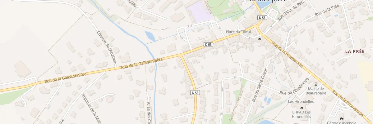 Plan du 5 Rue du 11 Novembre 1918 à Beaurepaire