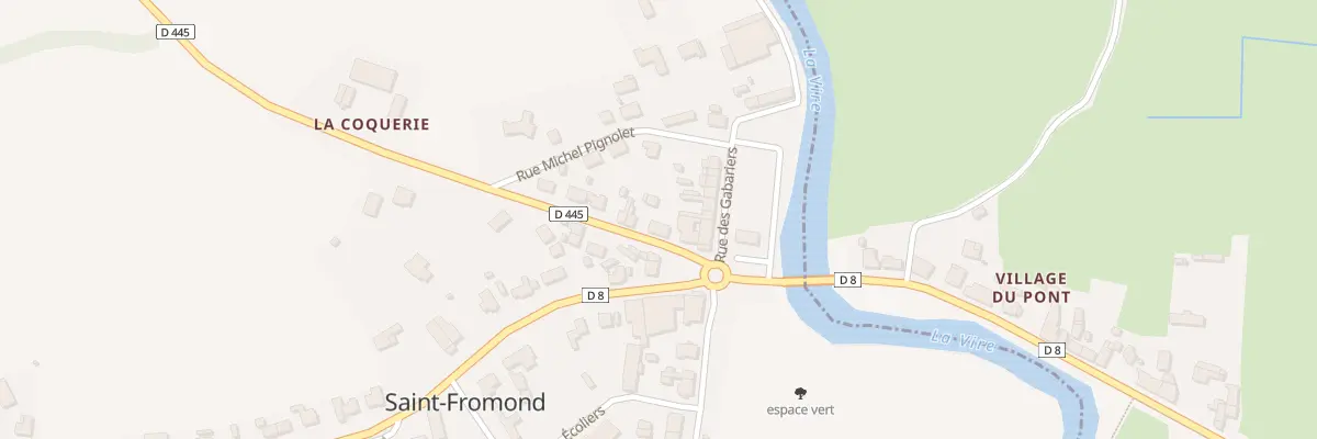 Plan du 2 Rue de la Tuilerie à Saint-Fromond