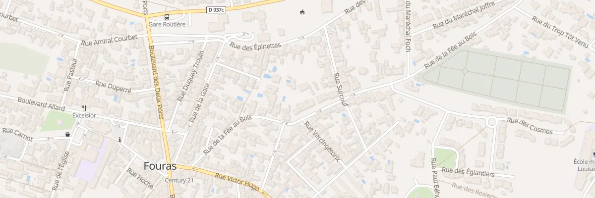 Plan du 36 Rue de la Fee du Bois à Fouras