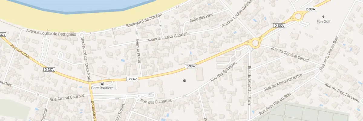 Plan du 38 Av du Cadoret à Fouras