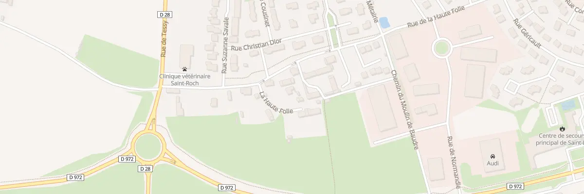 Plan du 591D Rue de la Hte Folie à Saint-Lô