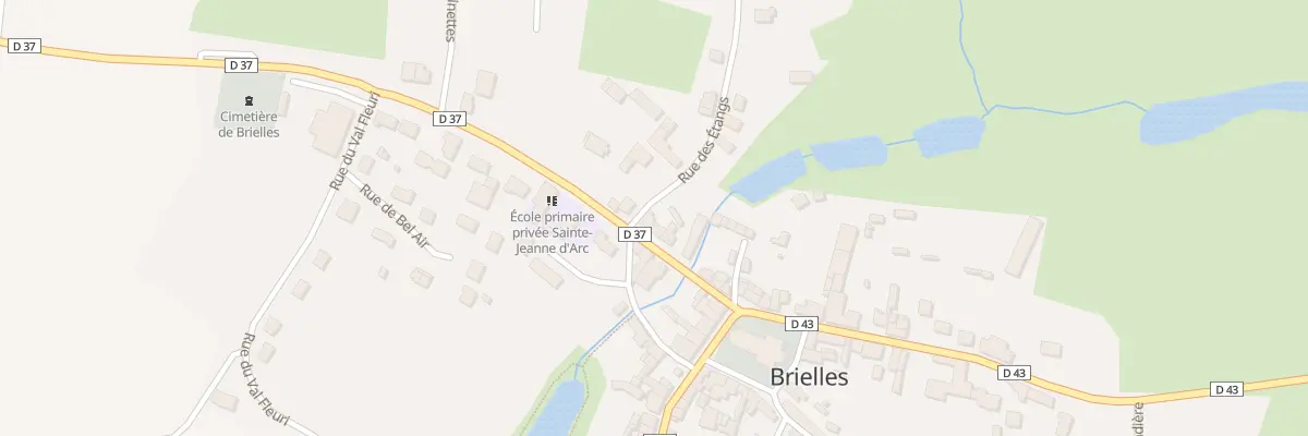 Plan du 13 Rue de Bretagne à Brielles