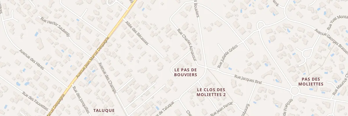 Plan du 9 Rue Charles Aznavour à Andernos-les-Bains