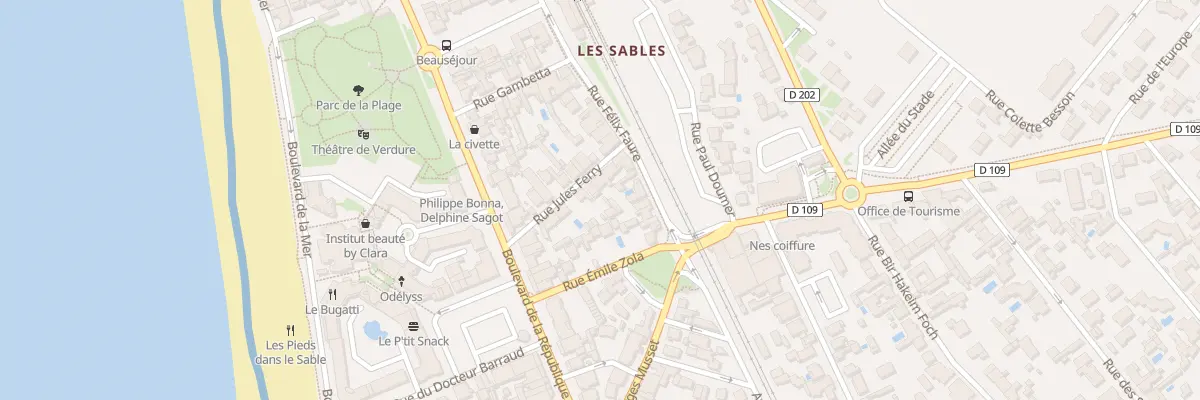 Plan du 12 Rue Jules Ferry à Châtelaillon-Plage