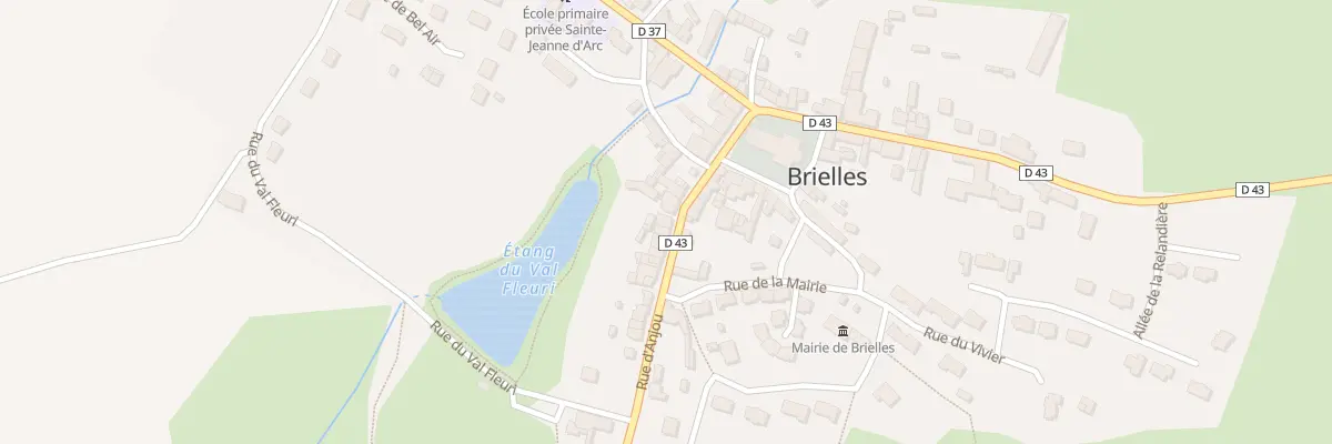 Plan du 25 Rue d’Anjou à Brielles