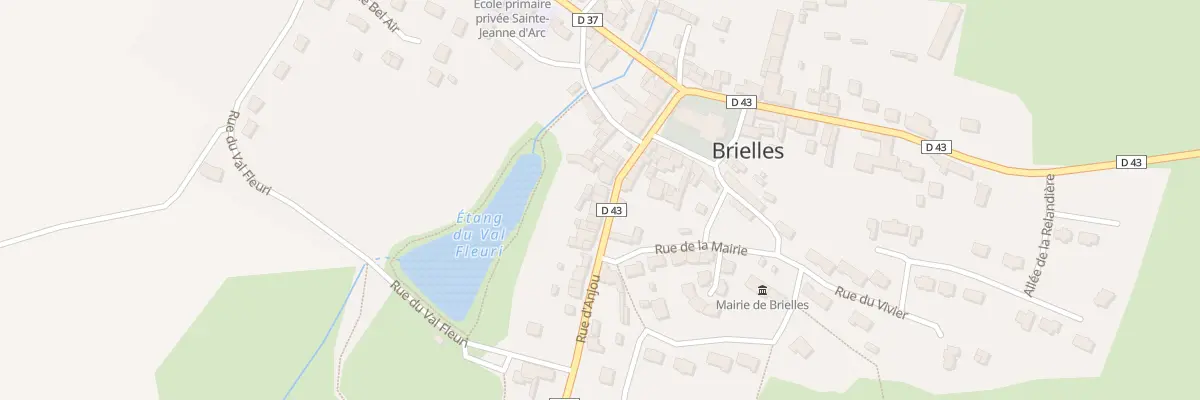 Plan du 27 Rue d’Anjou à Brielles