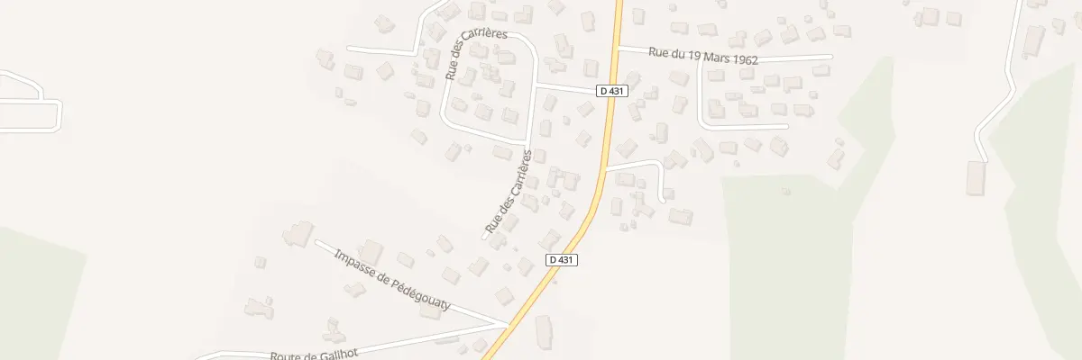 Plan du 44 Rue des Carrières à Heugas