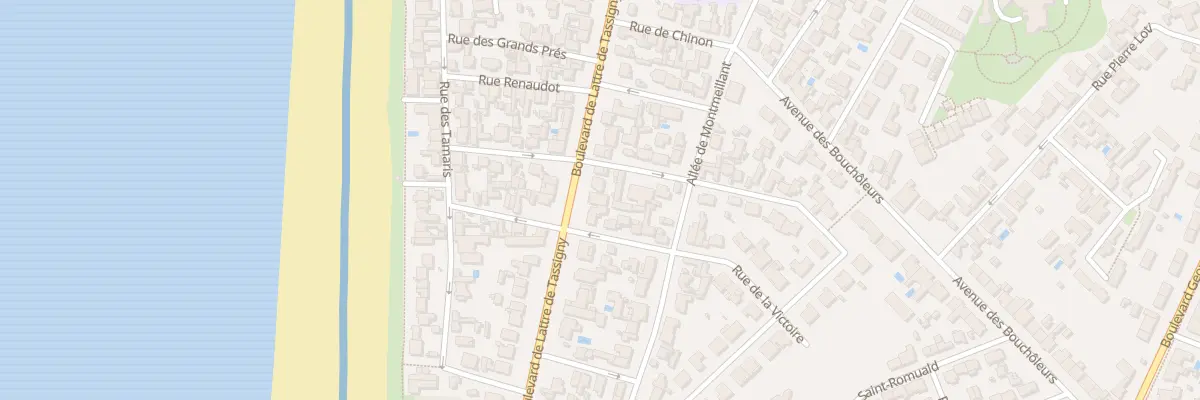 Plan du 83 Bd de Lattre de Tassigny à Châtelaillon-Plage