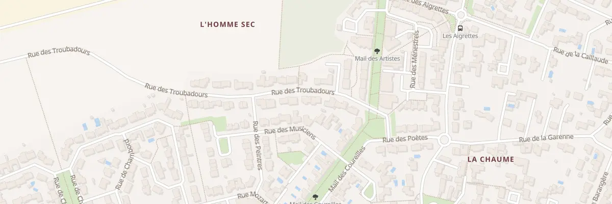 Plan du 30 Rue des Troubadours à Périgny