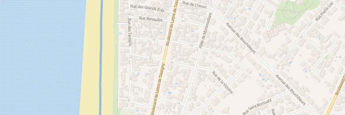 Plan du 85 Bd de Lattre de Tassigny à Châtelaillon-Plage