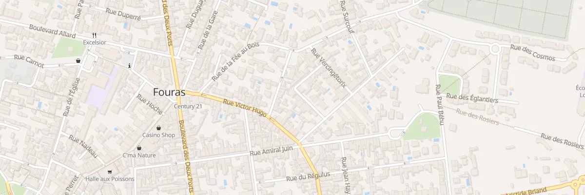 Plan du 8 Rue Littré à Fouras