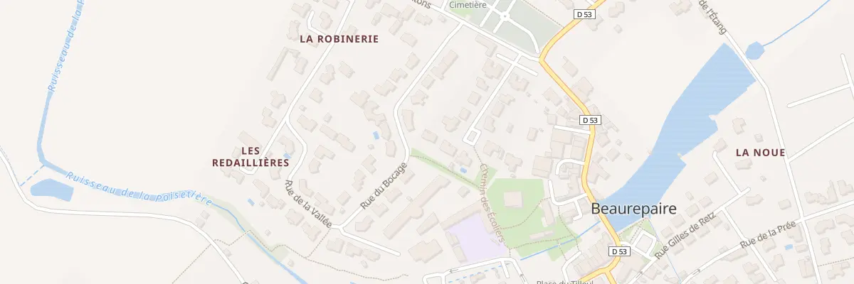 Plan du 14 Rue du Clos des Treilles à Beaurepaire