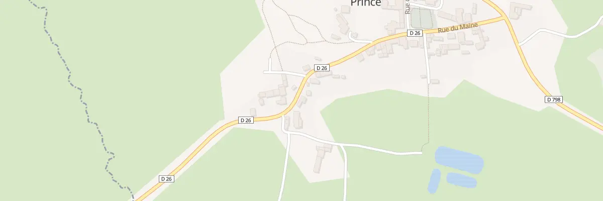 Plan du 4 Rue du Bas Bourg à Princé