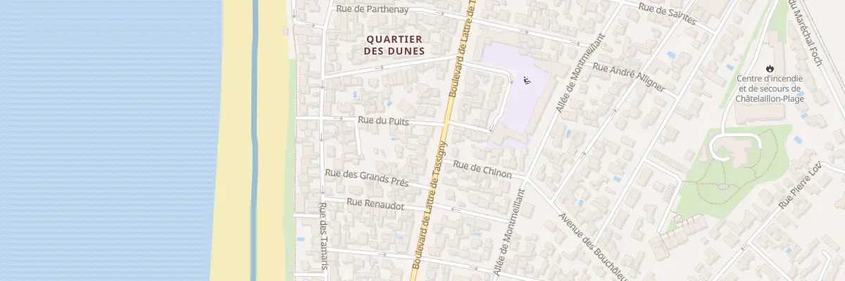 Plan du 60 Bd de Lattre de Tassigny à Châtelaillon-Plage