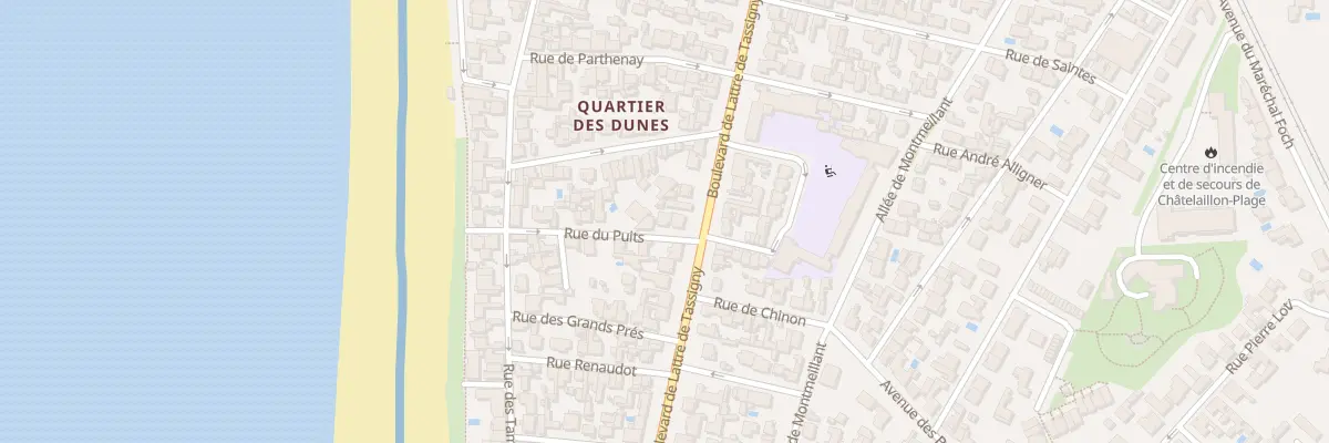 Plan du 15 Rue du Puits à Châtelaillon-Plage
