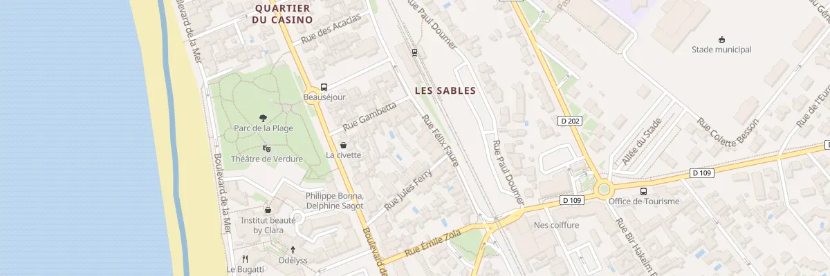 Plan du 8 Rue Felix Faure à Châtelaillon-Plage