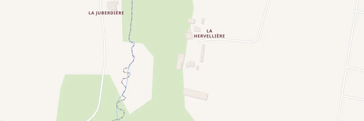 Plan du 6000 La Herveillere à Brielles