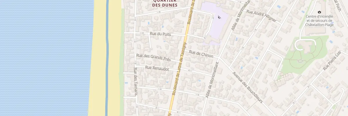 Plan du 66 Bd de Lattre de Tassigny à Châtelaillon-Plage