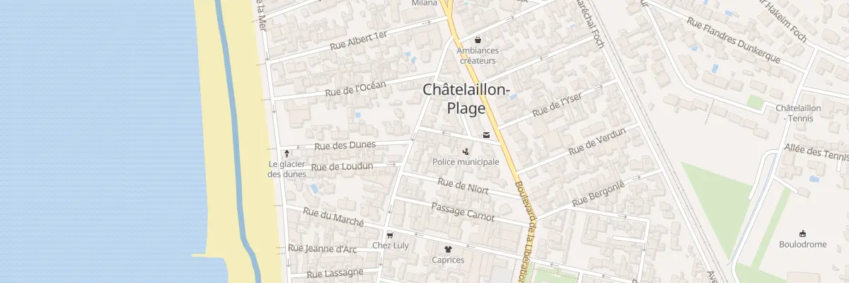 Plan du 47 Rue Carnot à Châtelaillon-Plage