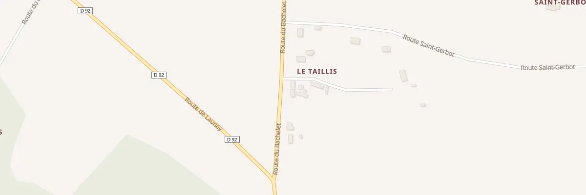 Plan du 5196 Les Taillis à La Meauffe