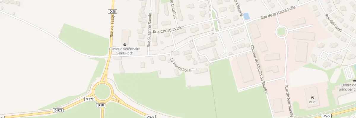Plan du 591A Rue de la Hte Folie à Saint-Lô
