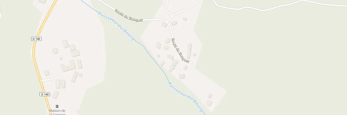 Plan du 396 Rte du Bosquet à Lesperon