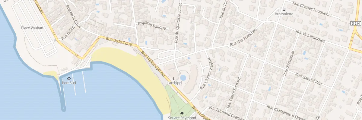 Plan du 3 Rue des Franches à Fouras