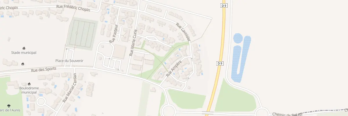 Plan du 11 Rue Ampère à Saint-Xandre
