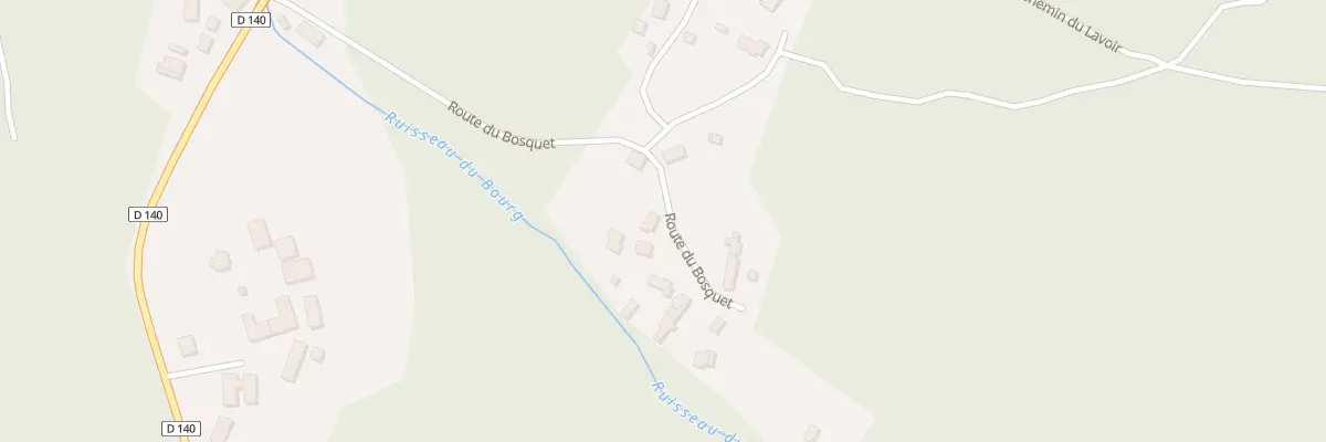 Plan du 374 Rte du Bosquet à Lesperon