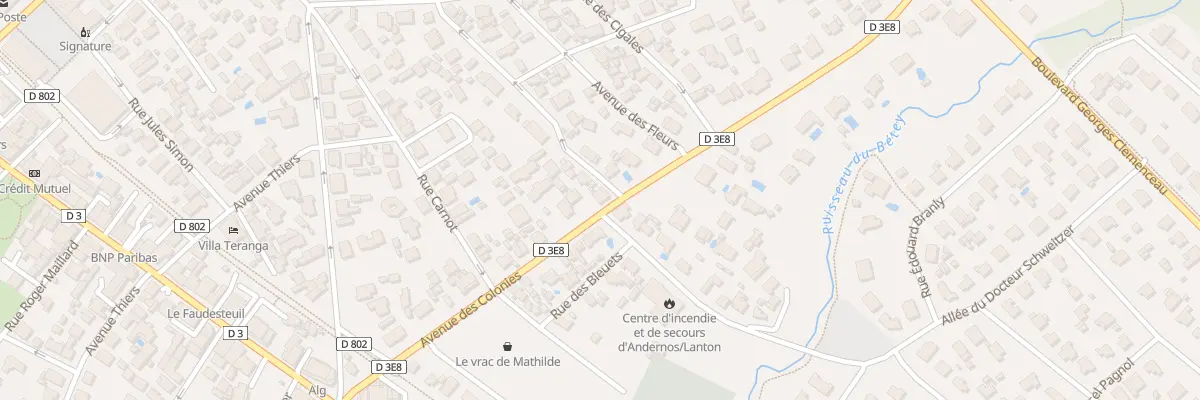 Plan du 21 Av des Colonies à Andernos-les-Bains