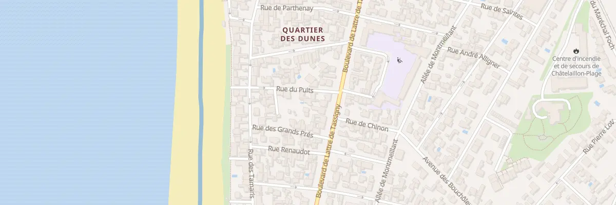 Plan du 60A Bd de Lattre de Tassigny à Châtelaillon-Plage