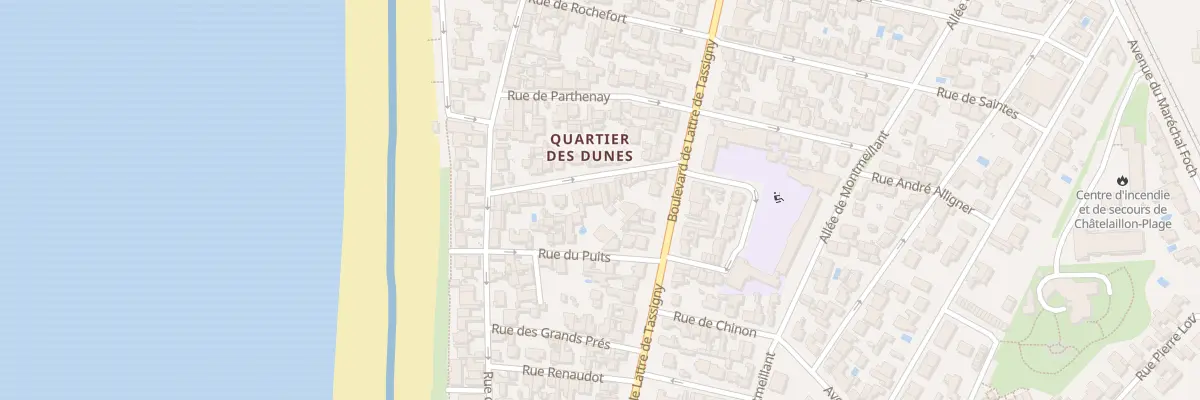 Plan du 18 Rue de Paris à Châtelaillon-Plage