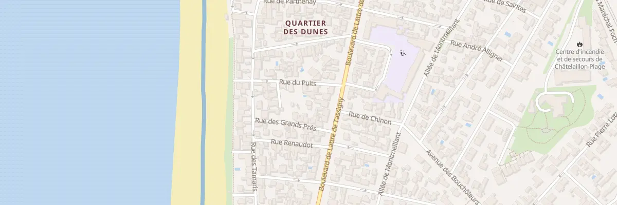 Plan du 60B Bd de Lattre de Tassigny à Châtelaillon-Plage
