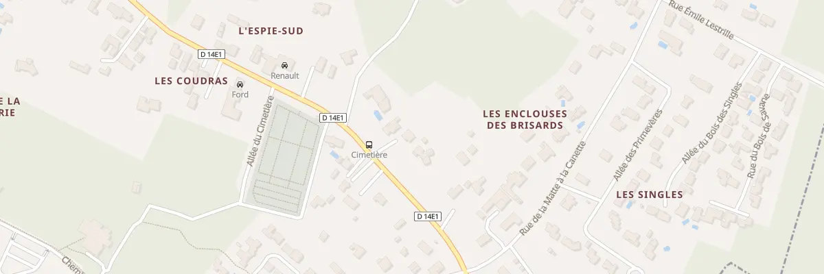 Plan du 29 Av de la Picauderie à Étaules