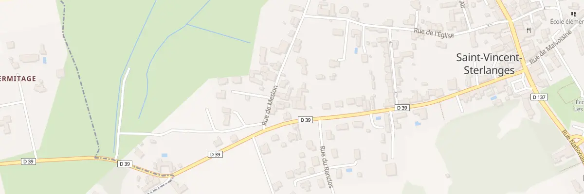 Plan du 48 Rue de sainte-cécile à Saint-Vincent-Sterlanges