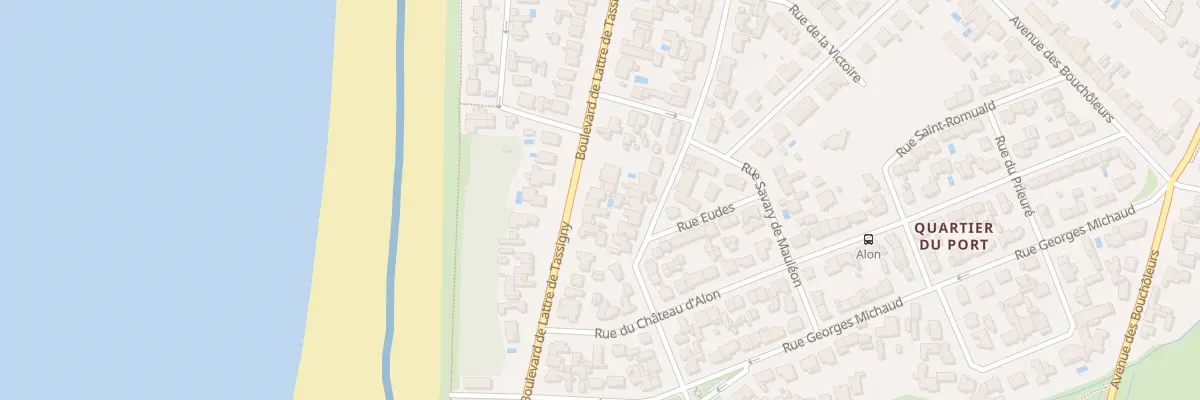 Plan du 105 Bd de Lattre de Tassigny à Châtelaillon-Plage