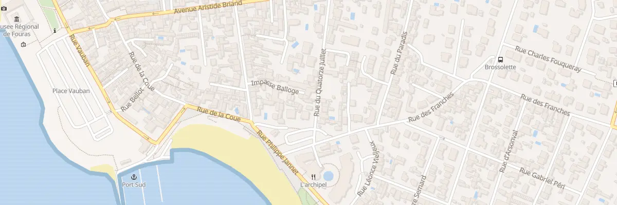 Plan du 8 Rue du Quatorze Juillet à Fouras
